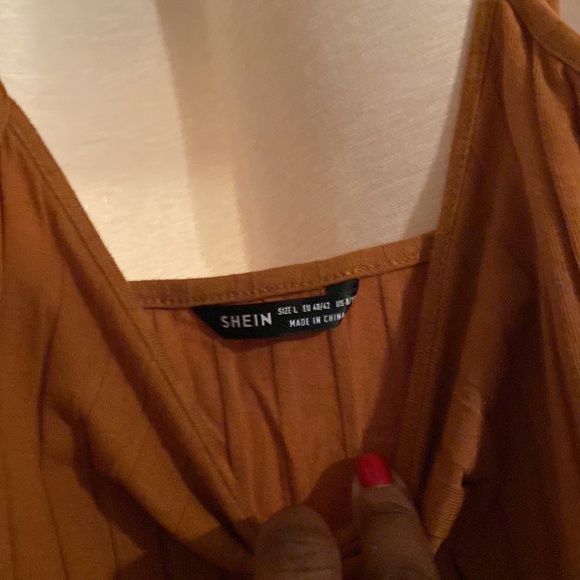 Split Hem Rib Knit Dress - Picture 3 of 4